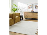 Tayte White Abstract Area Rug - Ornate Home