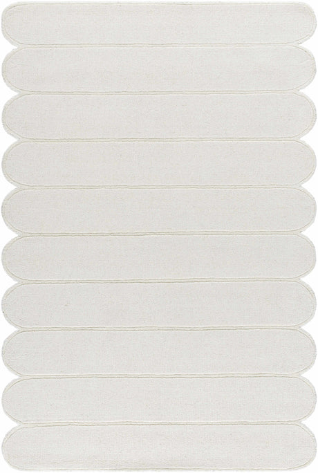 Tayte White Abstract Area Rug - Ornate Home