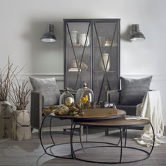 Taza Gray Metal Dome Shade Wall Sconce - Ornate Home