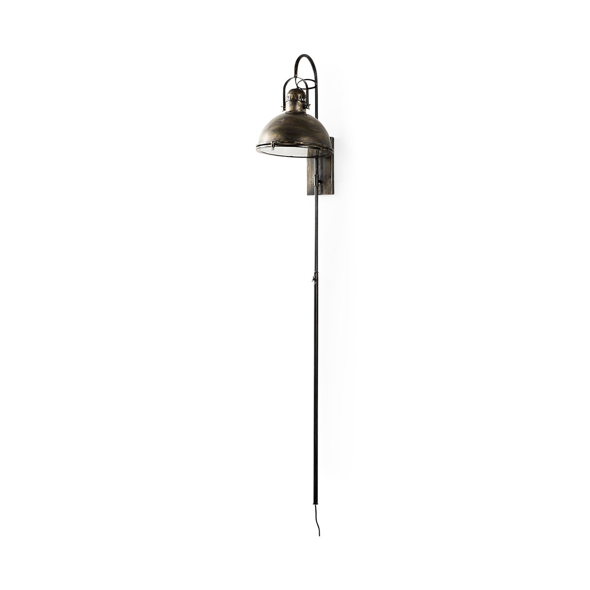 Tazb Gold Metal Conical Shade Wall Sconce