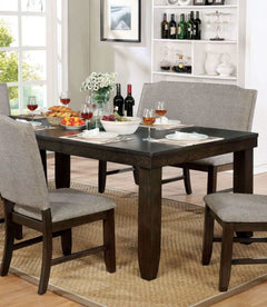Teagan Dark Walnut/Gray Dining Table - Ornate Home