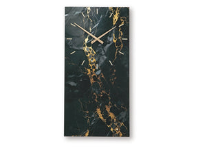 Teague Black/Gold Wall Clock (Online Special Price) - Ornate Home
