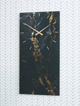 Teague Black/Gold Wall Clock - Ornate Home
