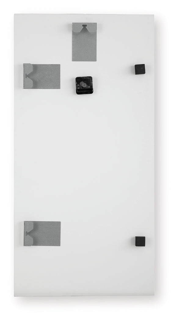 Teague Black/Gold Wall Clock - Ornate Home