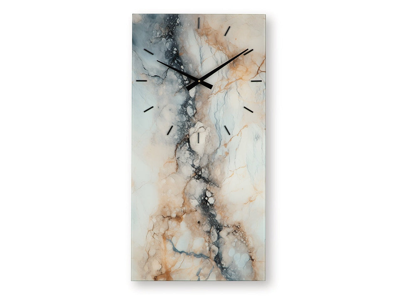 Teague Brown/Gray/Ivory Wall Clock (Online Special Price) - Ornate Home