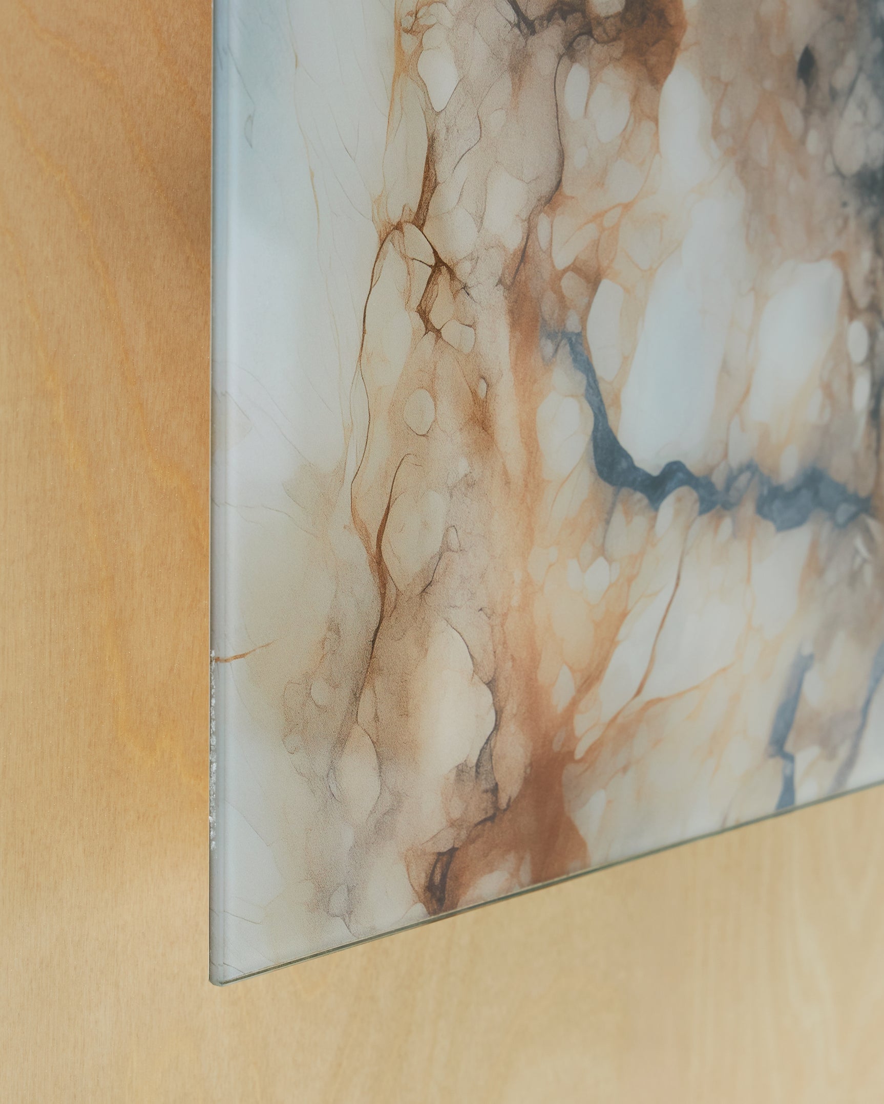 Teague Brown/Gray/Ivory Wall Clock - Ornate Home