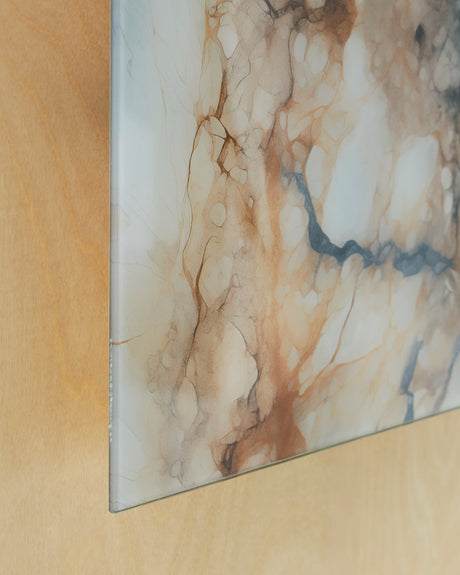 Teague Brown/Gray/Ivory Wall Clock - Ornate Home