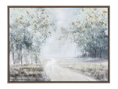 Teal Escape Green Canvas - Ornate Home