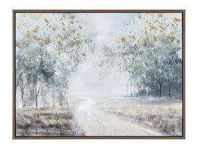 Teal Escape Green Canvas - Ornate Home