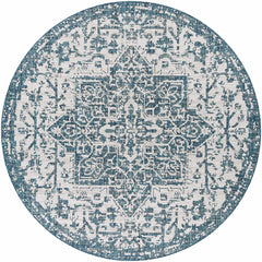 Teal Kilmacolm Indoor & Outdoor Area Rug - Clearance - Ornate Home