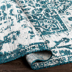 Teal Kilmacolm Indoor & Outdoor Area Rug - Clearance - Ornate Home
