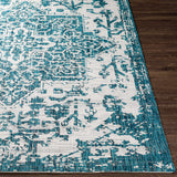 Teal Kilmacolm Indoor & Outdoor Area Rug - Clearance - Ornate Home
