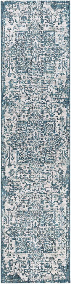 Teal Kilmacolm Indoor & Outdoor Area Rug - Clearance - Ornate Home