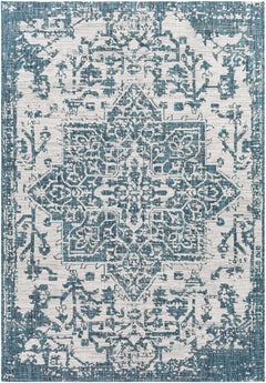 Teal Kilmacolm Indoor & Outdoor Area Rug - Clearance - Ornate Home
