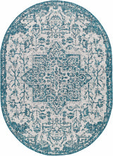 Teal Kilmacolm Indoor & Outdoor Area Rug - Clearance - Ornate Home
