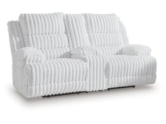 Technique Alloy Power Reclining Loveseat with Console - Ornate Home