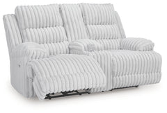 Technique Alloy Power Reclining Loveseat with Console - Ornate Home