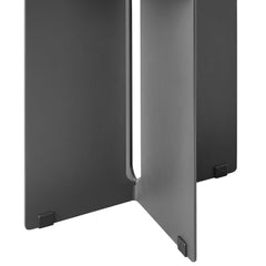 Tecton Charcoal Outdoor Patio Aluminum Side Table - Ornate Home