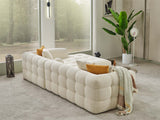 Teddy Cream Sectional Sofa - Ornate Home