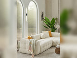 Teddy Cream Sectional Sofa - Ornate Home
