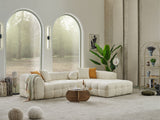 Teddy Cream Sectional Sofa - Ornate Home