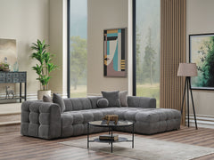 Teddy Grey Sectional Sofa - Ornate Home