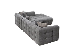 Teddy Grey Sectional Sofa - Ornate Home