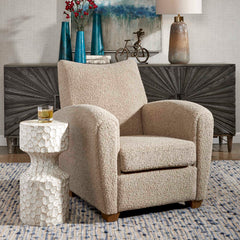 Teddy Latte Accent Chair - Ornate Home