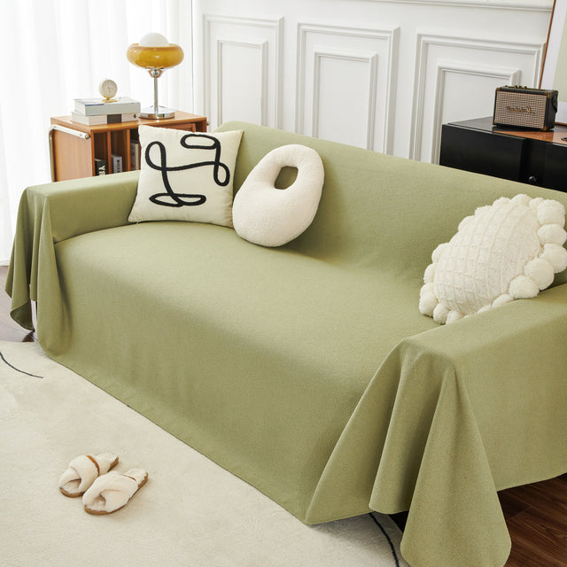 Teddy Throw Blanket and Stylish Slipcover for Couch, Waterproof Sofa Cover for Pets - Ornate Home