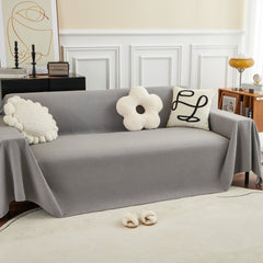 Teddy Throw Blanket and Stylish Slipcover for Couch, Waterproof Sofa Cover for Pets - Ornate Home