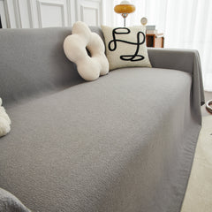 Teddy Throw Blanket and Stylish Slipcover for Couch, Waterproof Sofa Cover for Pets - Ornate Home