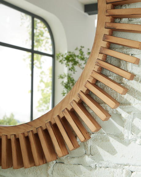 Tedwell Brown Accent Mirror - Ornate Home