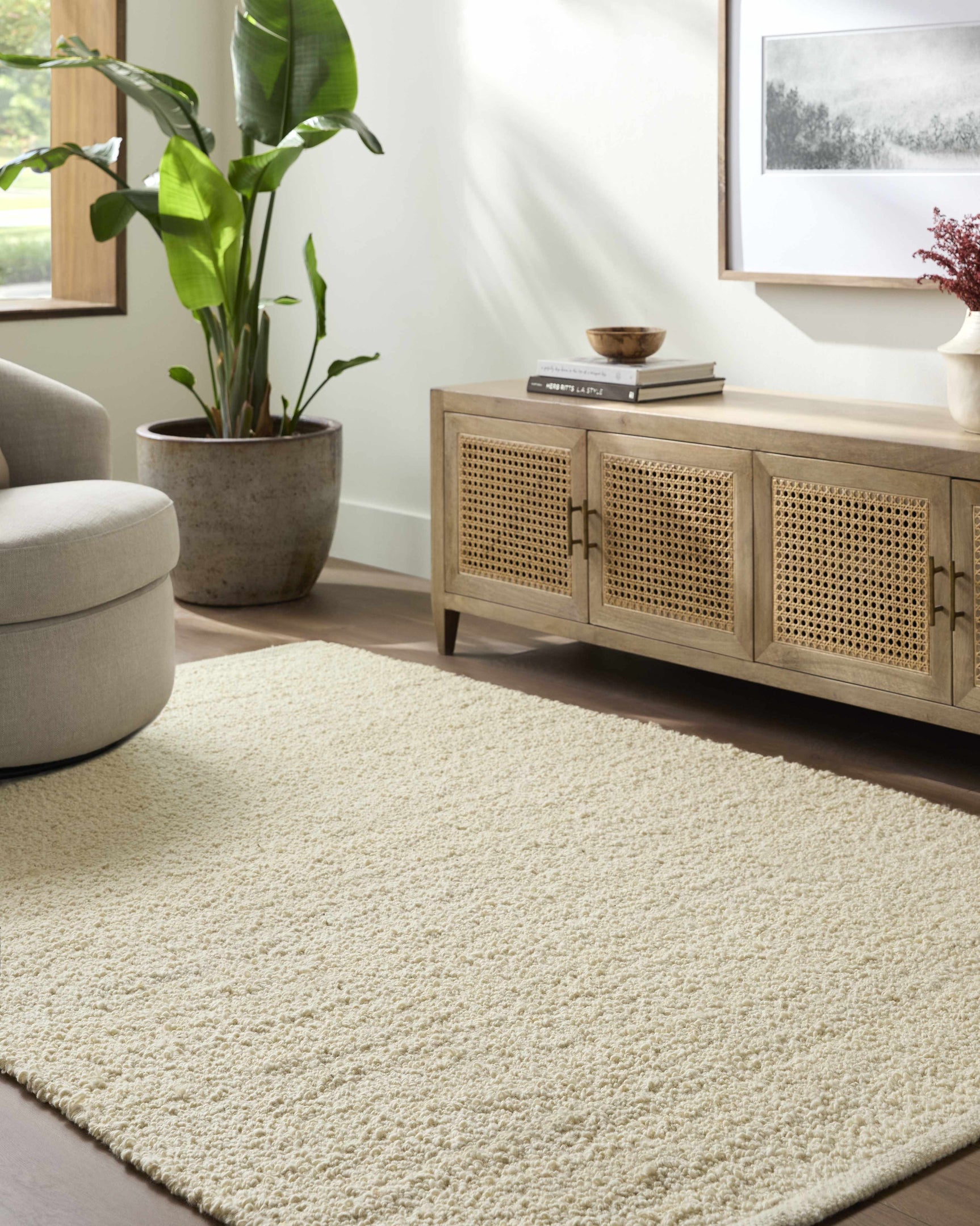 Teela Cream Area Rug - Clearance - Ornate Home