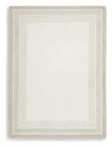 Teelgan Ivory/Tan Medium Rug - Ornate Home