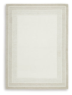 Teelgan Ivory/Tan Medium Rug - Ornate Home