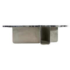 Tegan Black Forest/Shiny Nickel Cocktail Table - Ornate Home