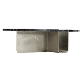 Tegan Black Forest/Shiny Nickel Cocktail Table - Ornate Home