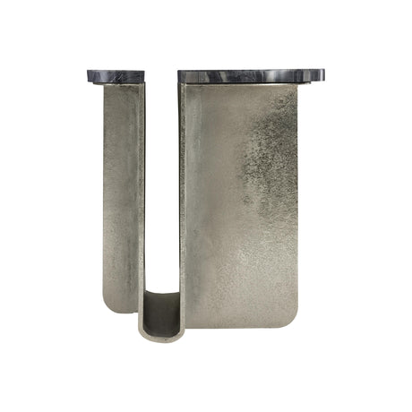 Tegan Black Forest/Shiny Nickel Side Table - Ornate Home