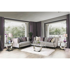 Tegan Gray/Purple Loveseat - Ornate Home