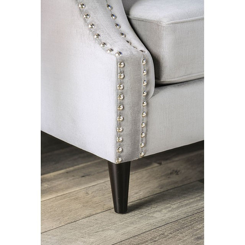 Tegan Gray/Purple Loveseat - Ornate Home