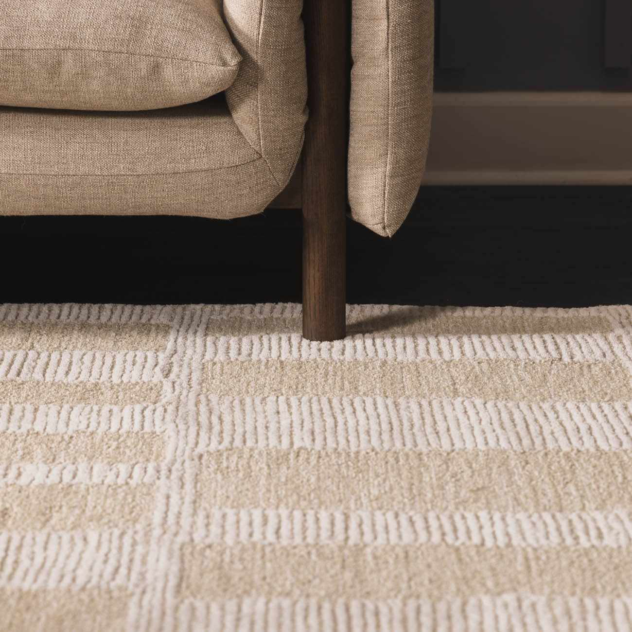 Teige Light Silver Area Rug - Ornate Home
