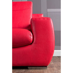 Tekir Red Loveseat - Ornate Home