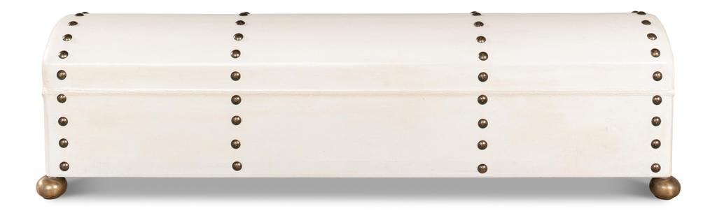 Telescope Ivory Leather Box - Ornate Home