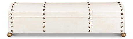 Telescope Ivory Leather Box - Ornate Home