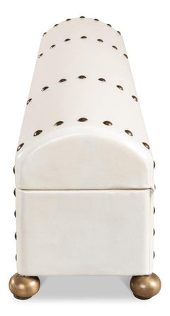 Telescope Ivory Leather Box - Ornate Home