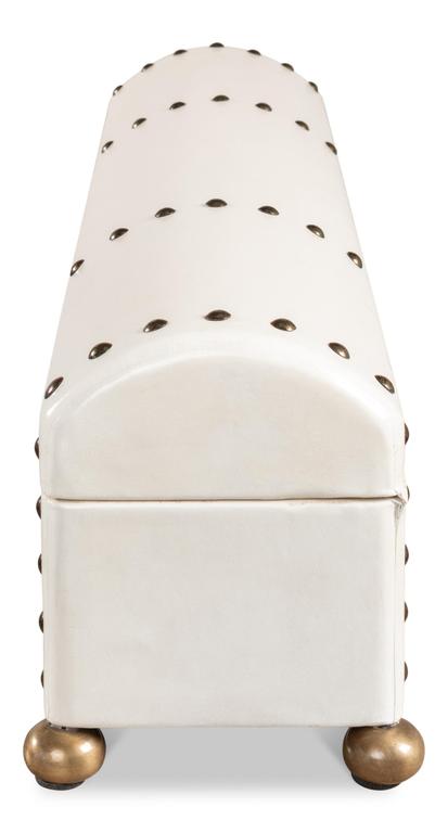 Telescope Ivory Leather Box - Ornate Home