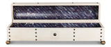 Telescope Ivory Leather Box - Ornate Home