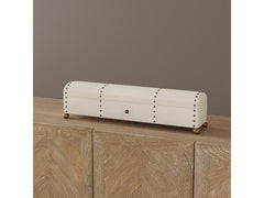 Telescope Ivory Leather Box - Ornate Home