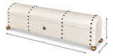 Telescope Ivory Leather Box - Ornate Home