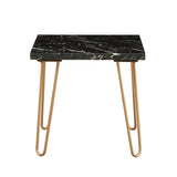 Telestis Black End Table - Ornate Home